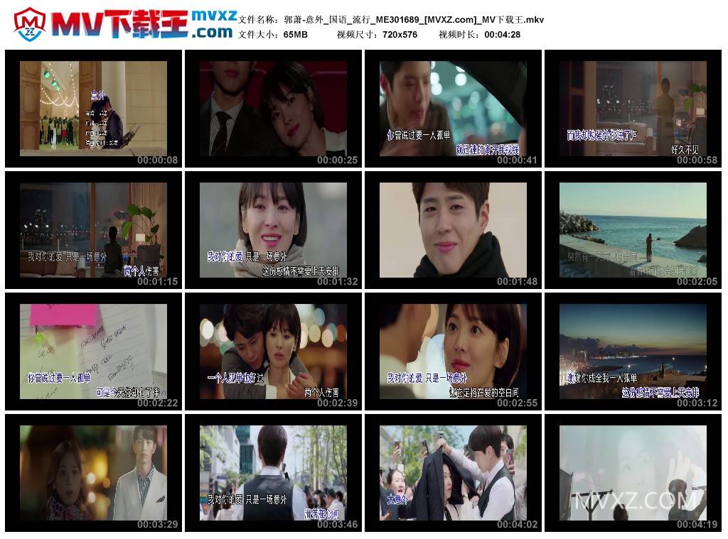 郭萧-意外_国语_流行_ME301689